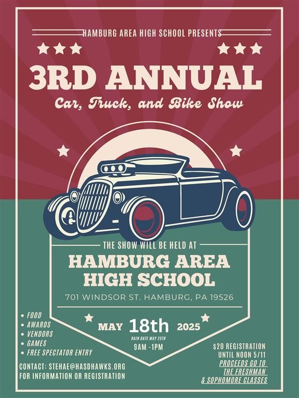  HAHS 3rd Annual Car, Truck, and Bike Show